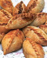 Russian food Piroshki